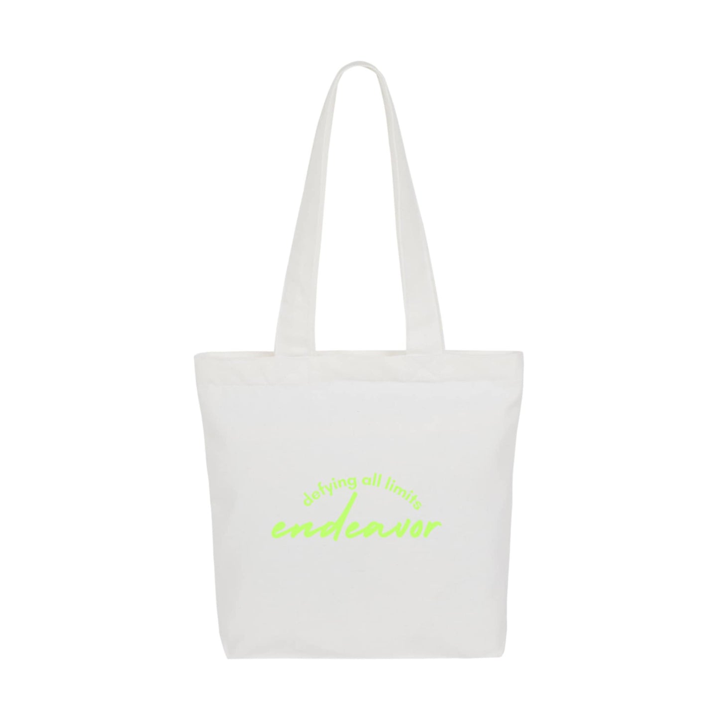 Defy All Limits Tote Bag – Pearl White Edition
