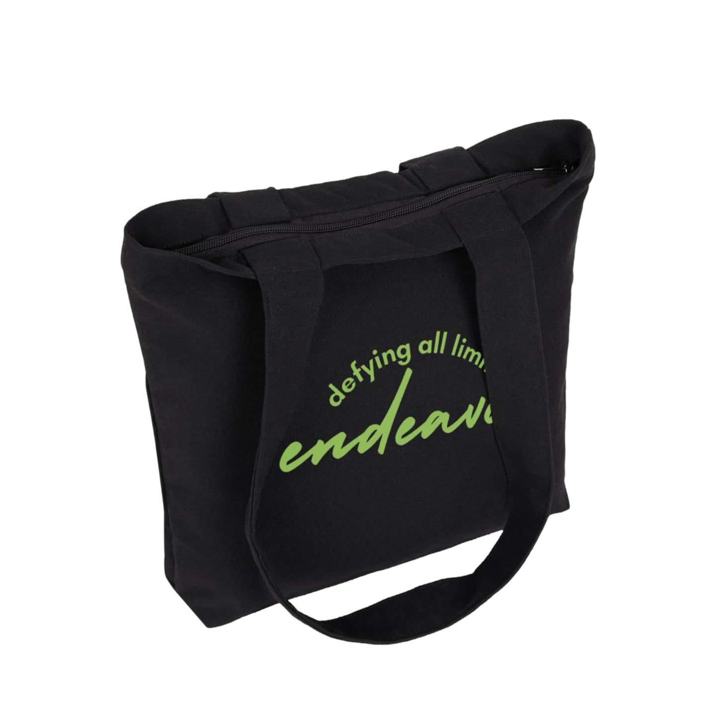 Defy All Limits Tote Bag – Bold Black Edition